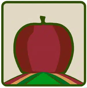 apple designed by grant wood