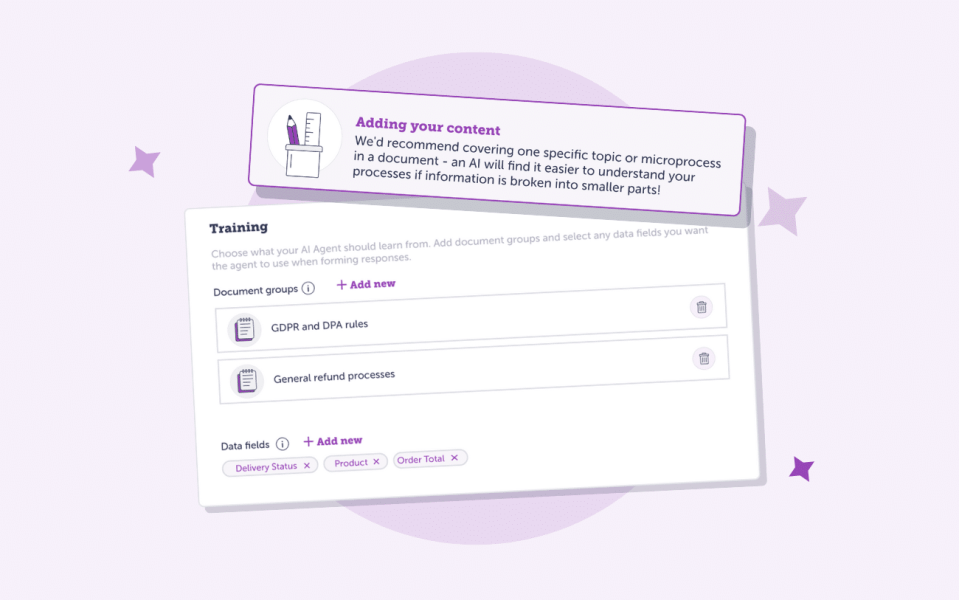 upload training docs